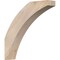 Ekena Millwork 3 1/2"W x 18"D x 18"H Thorton Smooth Knee Brace, Douglas Fir BRC04X18X18THR00SDF - alternate 1